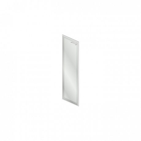 Gr-04.1N L Дверь левая стеклянная в рамке МДФ
