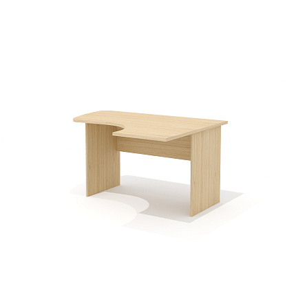 GL-116R Стол эргономичный 140x110x75 Гамма-Люкс / Gamma-Lux дуб Виченца