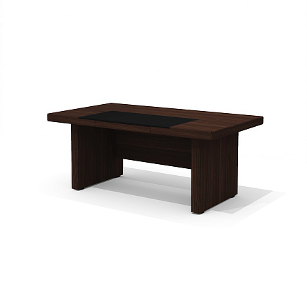 SD-180N Стол руководителя 180x100x75 Sydney вишня Вермонт/антрацит