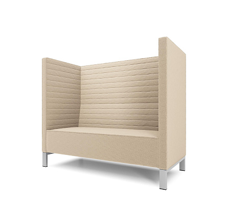 Руссо-2.2Т  Диван 2-мест. 158x73x134 см микрошенилл Lounge 02 песок