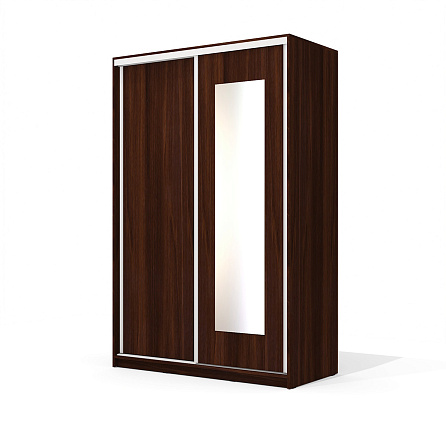 Ct-51 Шкаф-купе 134x62x205 Contemp орех темный