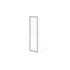 G-02.1N R Дверь средняя стеклянная 40x2x140 см, Gamma стекло прозрачное