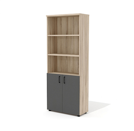 L-46.1 Шкаф 80х37х201 Line дуб Кронберг/антрацит