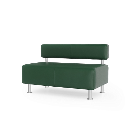 Максим-2 Диван 2-мест. 122x67x76 см Art-Vision 104 темно-зеленый