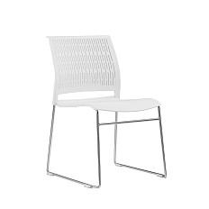 HY-252A Стул на полозьях белый