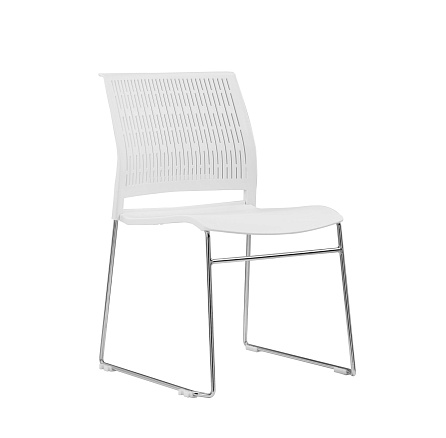 HY-252A Стул на полозьях белый