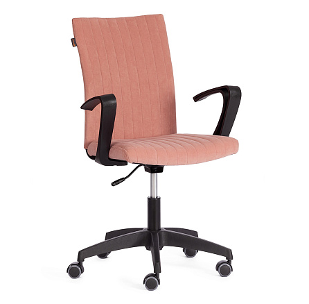 SPARK Кресло флок розовый 137, крестовина черный, код 21418