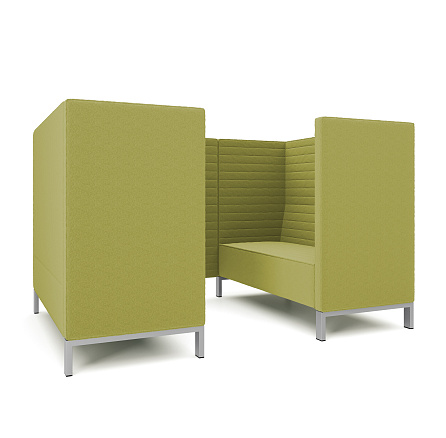 Руссо-2.3Т Переговорная 4-мест. 220x158x134 см микрошенилл Lounge 24 яблоко