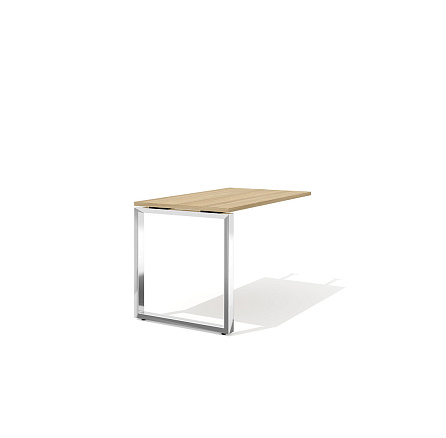 RD-15S Брифинг-приставка 70x118,5x75 Rio Direct вяз швейцарский/металл полированная сталь