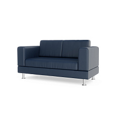 Сити-2 Диван 2-мест. 151x77x80 см Art-Vision 106 тёмно-синий