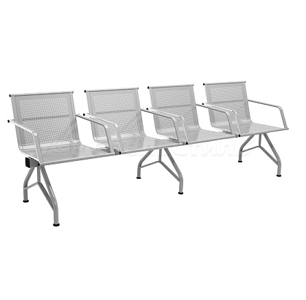 ФЕРРУМ СМ 86/3-04 Многоместная секция металл, каркас металл серебристый металлик