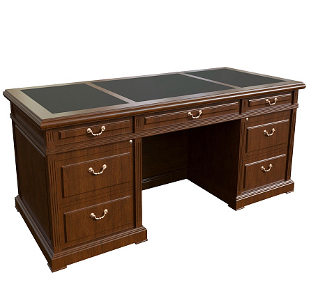 29100 Стол руководителя 220*100*80 WASHINGTON темный орех