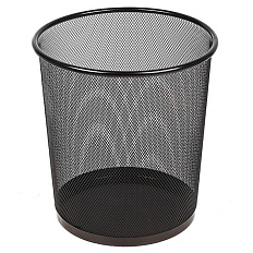 548721 Корзина д/бумаг сетка мет черная, 10 л