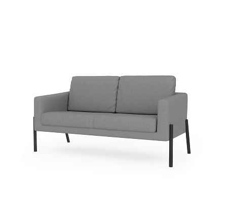 Харди-2 Диван 2-мест. 160х78х83 см букле Clarins 995 темно-серый