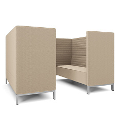 Руссо-3.3Т Переговорная 6-мест. 220x188x134 см микрошенилл Lounge 02 песок