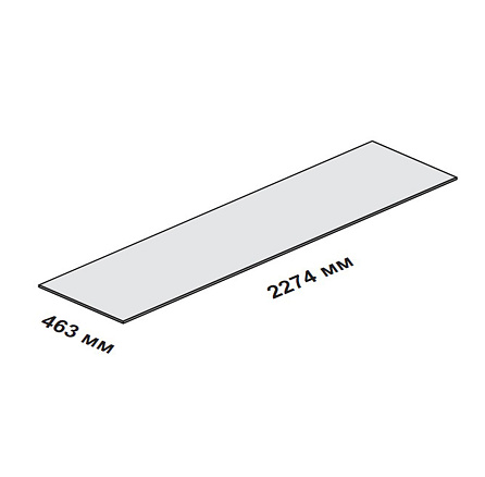 156269 Топ-верхняя панель для шкафа Enosi Белый LS (68)