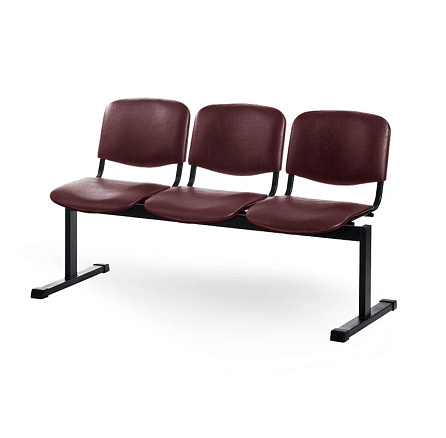 ТРИО СМ82/2-03 Многоместная секция 00-0163048  бордо К-12 черный