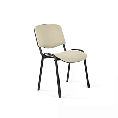ИЗО BL Стул иск.кожа, каркас металл обивка бежевый Z-21, каркас черный