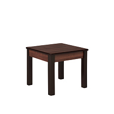17606 Стол журнальный 60x60x50 CAPITAL темный орех