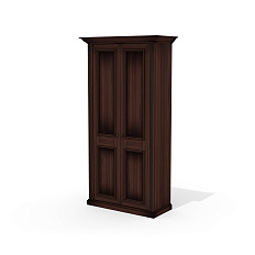 Dan-48 Гардероб 109,6x49x209 Dante орех бреннерский/орех темный