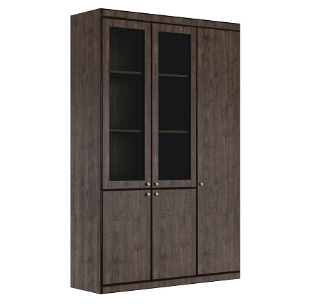 17506 Шкаф комбинированный 139x40x220 CAPITAL дуб апрельский