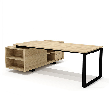 RD-200.1 + RD 35 R Стол руководителя правый Rio Direct швейцарский вяз