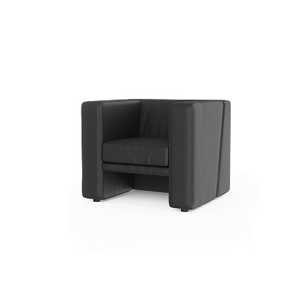 Тайм-1 Кресло 1-мест. 81x71x67 см Boom midnight черный