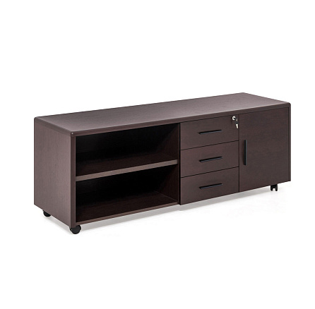 102 502 Тумба мобильная 160x47x57 FORTE палисандр PL