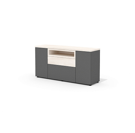 Neo-34 Греденция 160x45x81 Art.Neo II дуб Фрост/графит