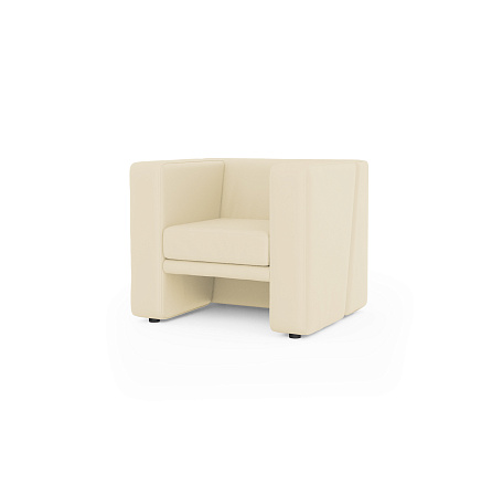 Тайм-1 Кресло 1-мест. 81x71x67 см Boom milk бежевый