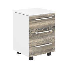 MMC-3D Тумба мобильная 46,5x45x65,2 MORRIS дуб базель/белый