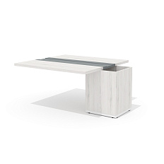 Ts-140.1N Модуль стола для переговоров 167,5x140x75 Time.S дуб Эльза