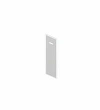 БНД-02.1Т Дверь стеклянная тонированная в алюминиевой раме