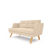 Свифт-2 Диван 2-х местный 141х82х85 микрошенилл Lounge 02 песок