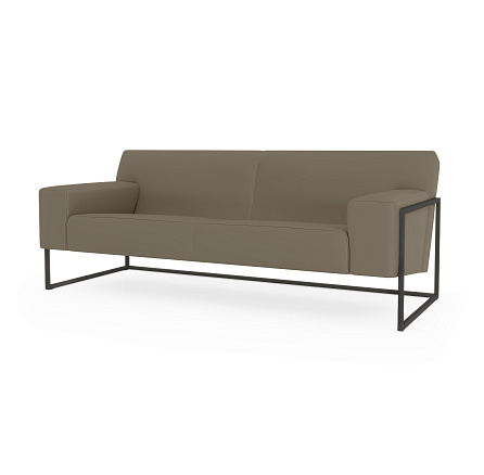 Рэй-3 Диван 3-мест. 197х87х76 см Boom stone серо-коричневый