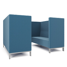 Руссо-3.3Т Переговорная 6-мест. 220x188x134 см микрошенилл Lounge 21 море