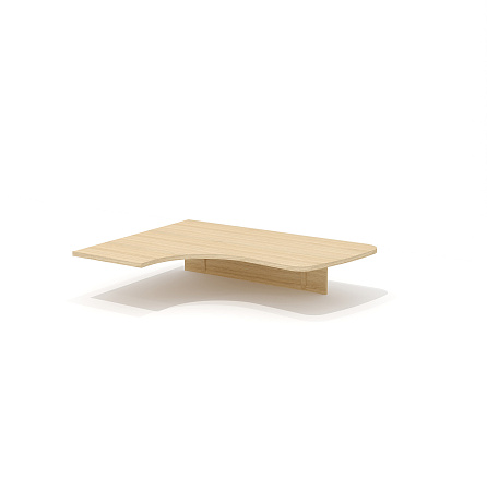 GLM-116L Столешница эргономичная 140x110x29,5 Гамма-Люкс / Gamma-Lux дуб Виченца