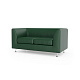 Ева-2 Диван 2-мест. 146x77x70 см Art-Vision 104 темно-зеленый