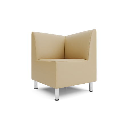 Лабиринт-УВП Секция угловая внутренняя 72x72x90 см Art-Vision 124 бежевый