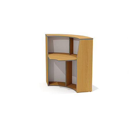 А-90 Модуль стойки администратора 90x90x120 Агат ольха N/светло-серый