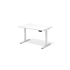 DD-80-4.3 + DD-1601-DD02 Прямой стол (подъёмный механизм) с заглушками Drive белый