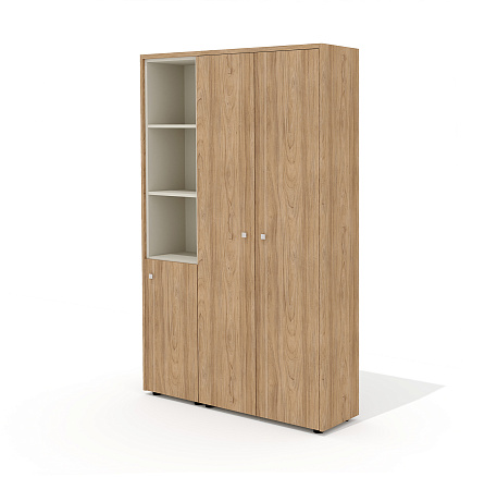 Шкаф для одежды и документов (комплектация 32) 123,6х37х200,8 Рио Директ / Rio Direct  вяз швейцарск