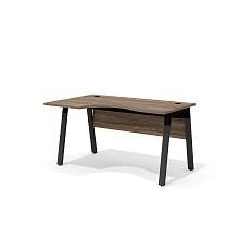 LM-3.2L + LF-3 Стол интегральный на металлокаркасе Line Делиос