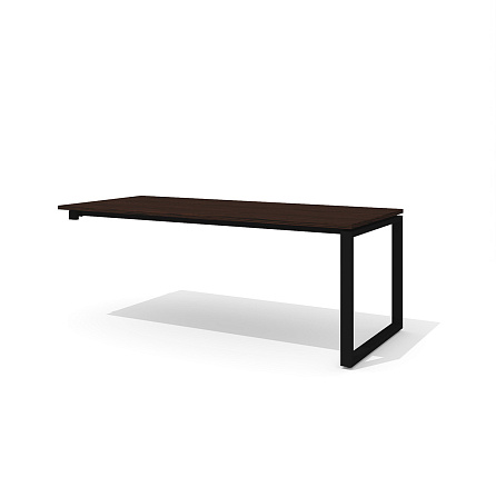 RD-200.1 Стол руководителя 200x90x75 Rio Direct венге/металл черный