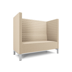 Руссо-2.2Т  Диван 2-мест. 158x73x134 см микрошенилл Lounge 02 песок