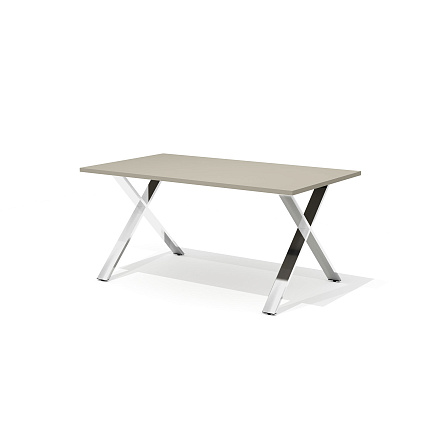 KVS-160k Cтол на металлическом каркасе 160x90x75 Kvins Slim Fenix 0718 кубанит