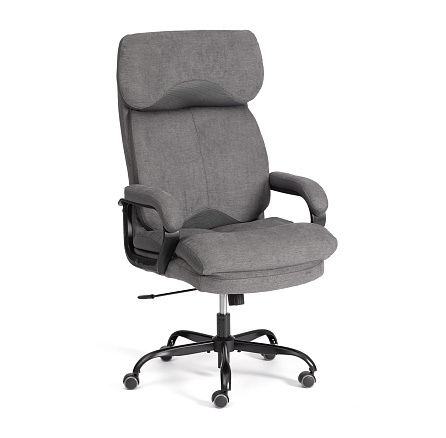 DUKE metal BL/Дюк МеталБл Кресло ткань,крест.металл, обивка ткань серый, (код 24986)