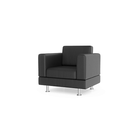 Сити-1 Кресло 1-мест. 91x77x80 см Art-Vision 101 черный