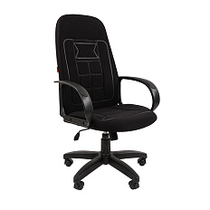 727 Chairman  Кресло ткань, крестовина пластик обивка черный OS-01, каркас черный, 07122795