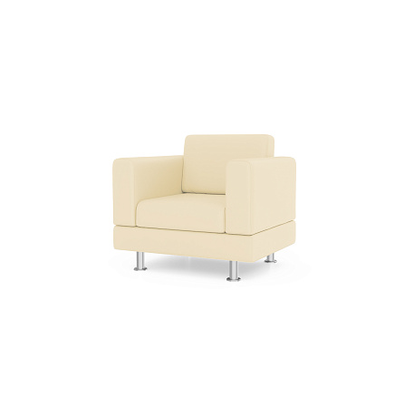 Сити-1 Кресло 1-мест. 91x77x80 см Boom milk бежевый